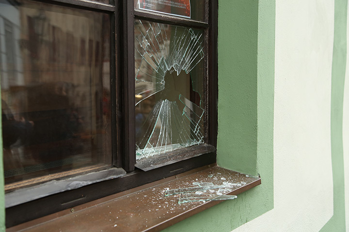 A2B Glass are able to board up broken windows while they are being repaired in Newport Hampshire.